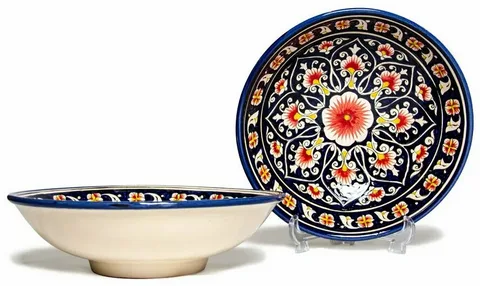 تصویر 4 از کاسه و بشقاب سفالی + طراحی سنتی و ایرانی